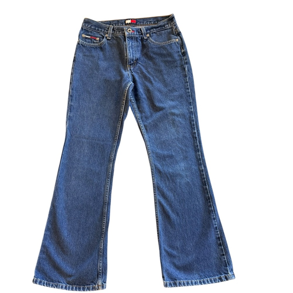 Tommy Hilfiger Blue Jeans Vintage Bell Flare Jeans Women's Y2K Size 7